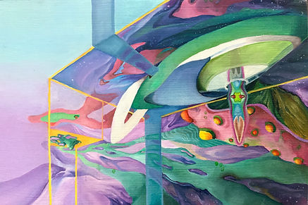 Mini Worlds, 2019, painting 1