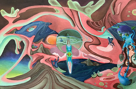 Mini Worlds, 2019, painting 2