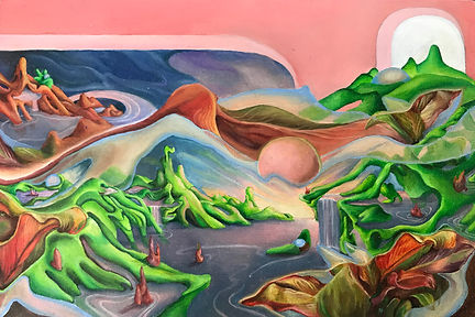 Mini Worlds, 2019, painting 5