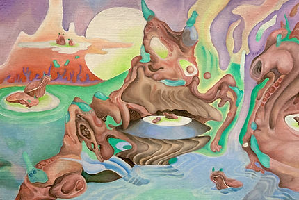 Mini Worlds, 2019, painting 7